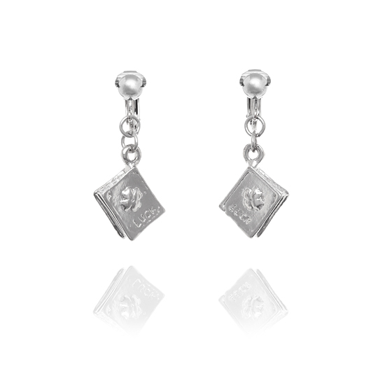 Look East Book of Luck Clip On Earrings - Make Me Beautiful - the clip on earrings specialists Look East Book of Luck Clip On Earrings