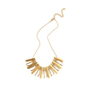 N-RH-7 Rodney Holman Multi Bar Necklace - Gold - Make Me Beautiful - the clip on earrings specialists N-RH-7 Rodney Holman Multi Bar Necklace - Gold